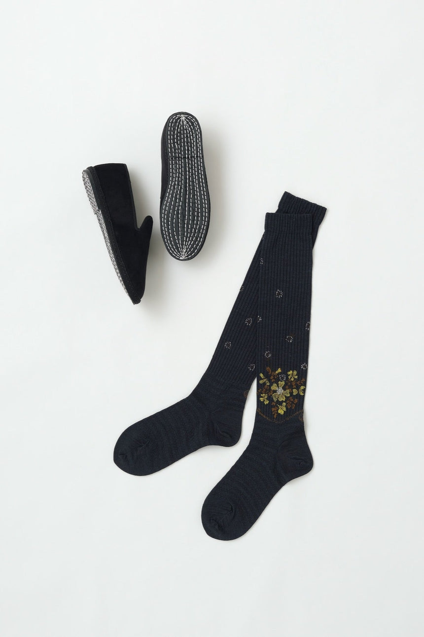 ANTIPAST×GASA*　花柄ロングソックス